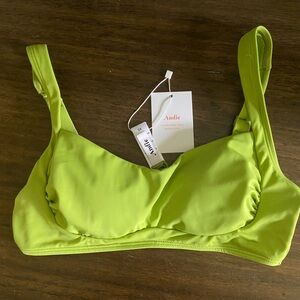 Andie Green Bikini Top Adjustable Straps